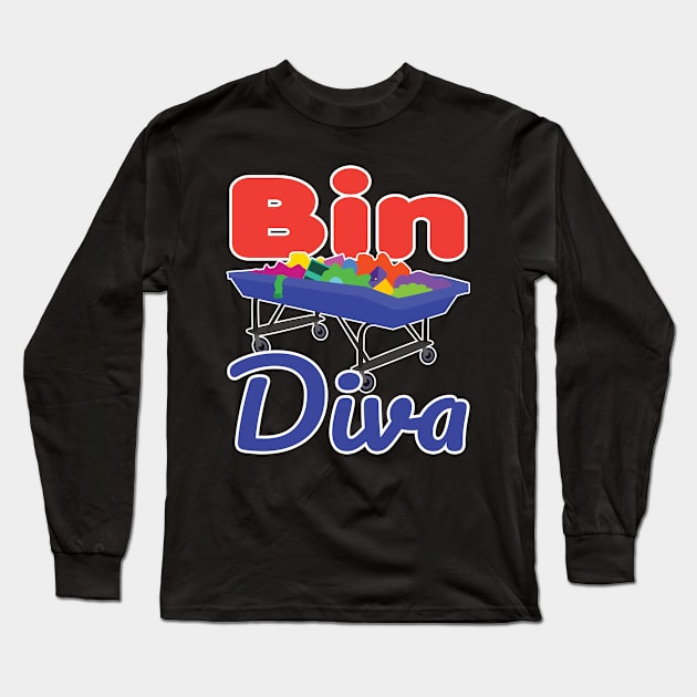 Bin Diva Long Sleeve T-Shirt by jw608